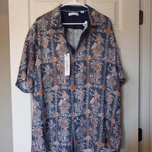 Roundtree and Yorke Caribbean Men's Size XXL Button Down shirt